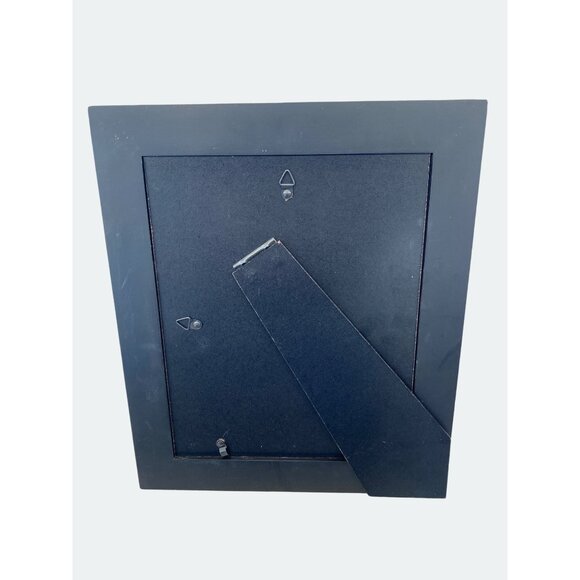 Black Wooden Picture Frame 8x10 With Easel Back & Wall Hanging Option - Picture 6 of 6